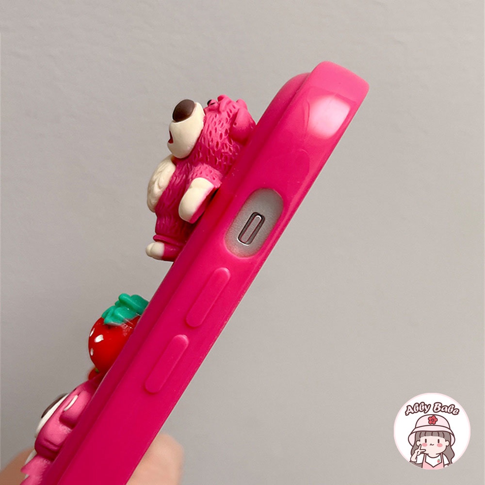 Ốp Điện Thoại Mềm Hình Gấu 3D Chống Mồ Hôi Cho IPhone 14 Pro Max 11 7Plus 13 12 11 Pro Max X XS Max XR