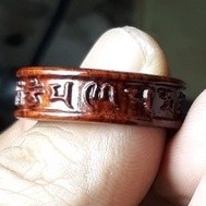NHẪN GỖ, SỪNG khắc  omani