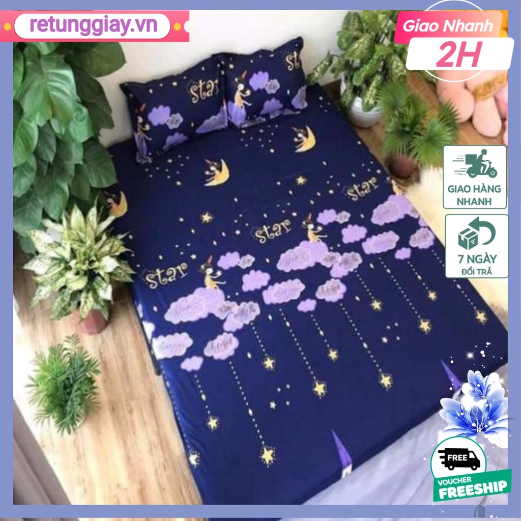 [17.3]Ga chun bọc đệm va ga goi ♥️(Kích thước 2m×2m2 )