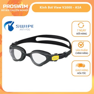 Kính Bơi View V2000SA V2000ASA Delfina Công Nghệ Siêu Antifog SWIPE Dòng Góc Rộng Màu Mắt Trắng Màu Trung Thực