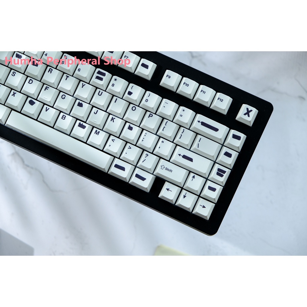 Humha Bàn Phím Cơ cherry profile Chất Liệu Nhuộm Màu Đỏ Cá Nhân Hóa