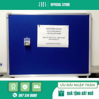 Bảng Ghim Nỉ Siêu Chắc Bền, KT: 60x80 cm  - Tặng kèm 1 hộp ghim cho mỗi bảng - Bảo Hành 24 tháng