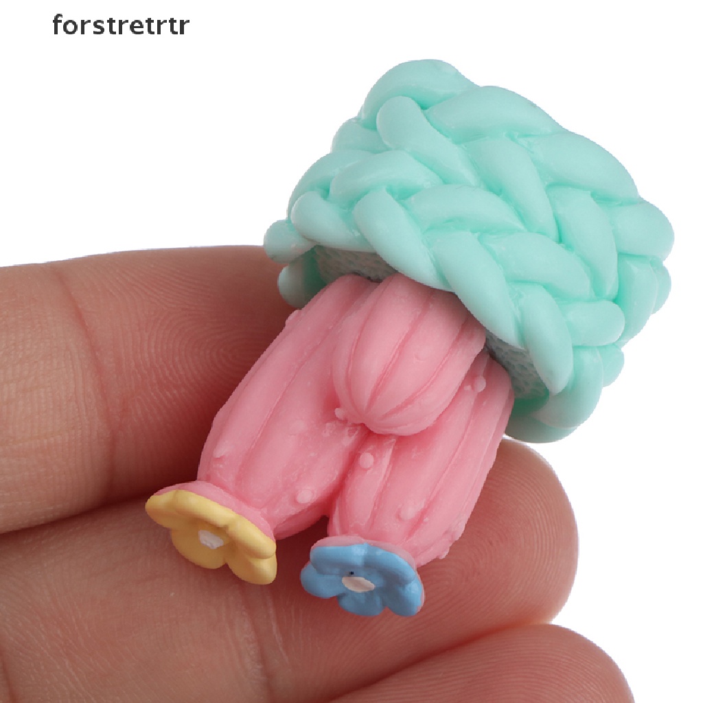 1 Chậu Cây Xương Rồng / Thỏ Bằng Nhựa Resin Trang Trí Bảng Điều Khiển Trung Tâm Xe Hơi