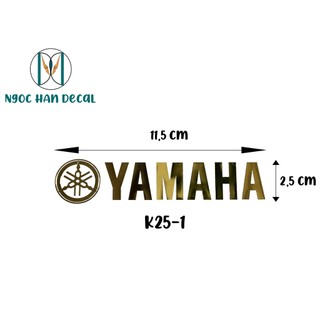 Tem Chữ Nổi YAMAHA