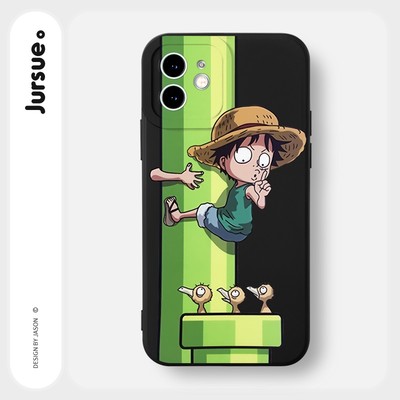 Ốp lưng JURSUE mềm chống bẩn hoạt hình độc lạ Cho iPhone 17 16 15 14 13 12 11 Pro Max SE 2020 X XR XS ip 8 7 Plus Y2804