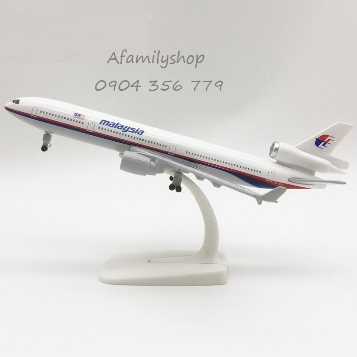 Mô Hình Máy Bay Chiến Đấu MD-11  20cm có bánh xe