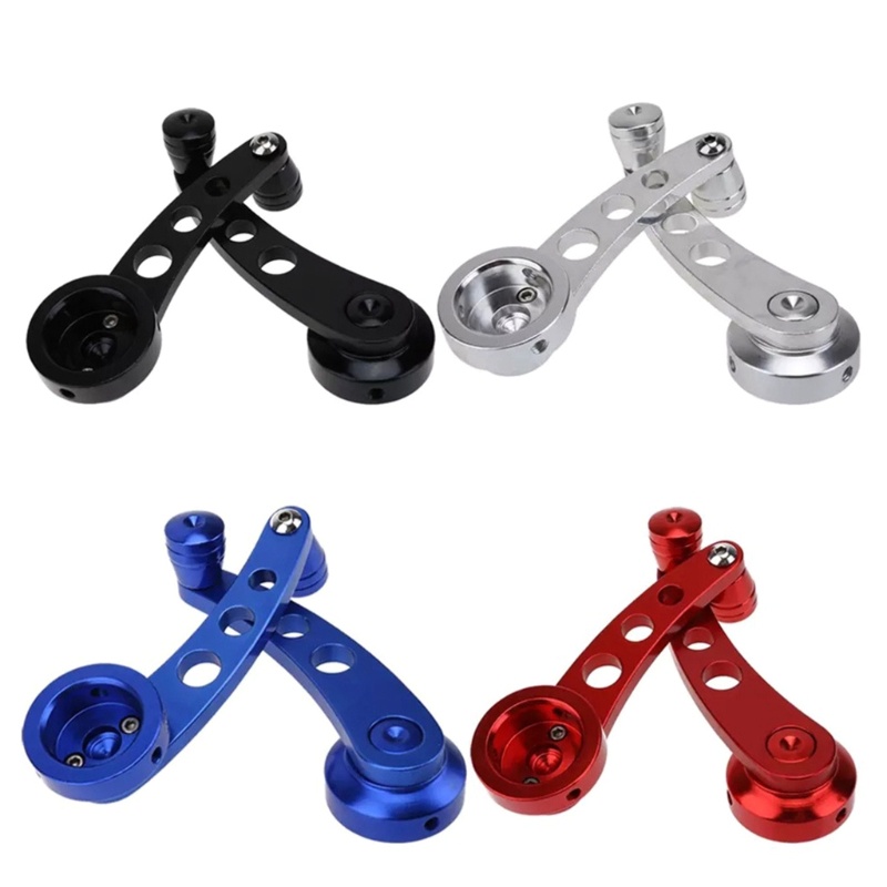 Set 2 Tay Quay Cửa Sổ Bằng Nhôm Thay Thế Chuyên Nghiệp Cho Xe Hơi