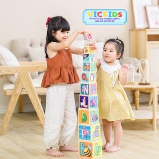 Hộp tháp xếp chồng bụng bự, phát triển tư duy logic và rèn luyện kỹ năng cho bé