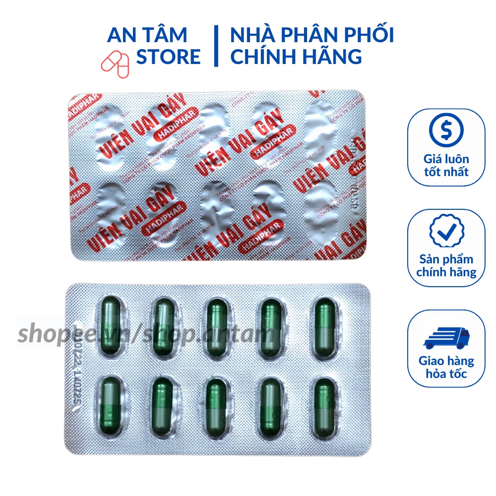 Viên uống Viên Vai Gáy giảm đau nhức vai gáy, xương khớp, tê bì chân tay