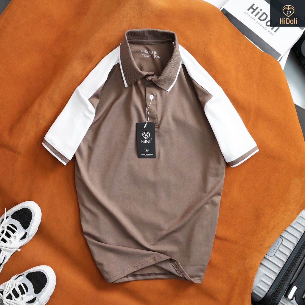 Áo thun POLO nam thiết kế SỌC VAI chất liệu vải cotton cá sấu mềm mịn, thoáng mát tay ngắn sang trọng MANSTORE 02