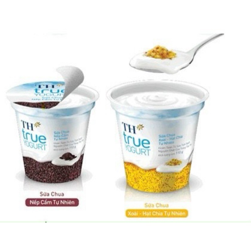 Sữa chua nếp cẩm của TH TRUE MILK (có 2 vị)