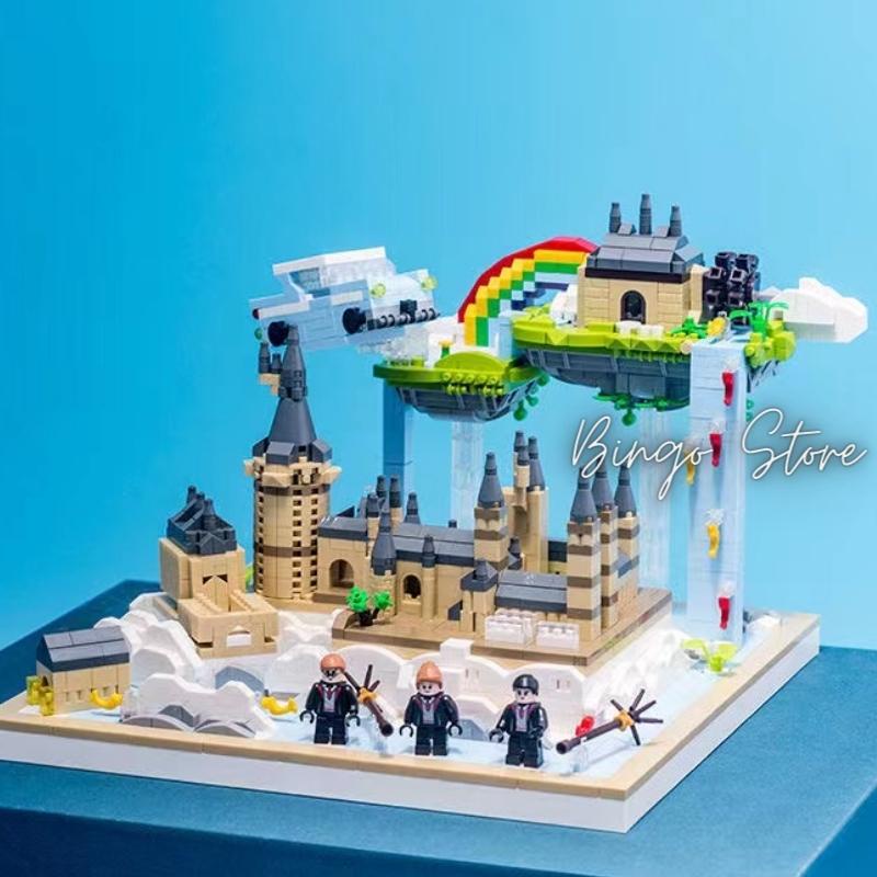 MÔ HÌNH LẮP RÁP LÂU ĐÀI PHÉP THUẬT HOGWARTS