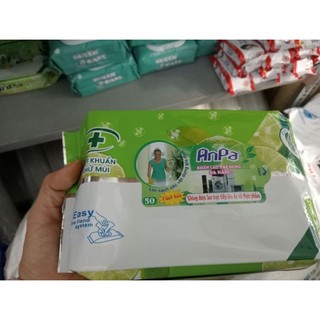 Khăn ướt đa năng lau bếp anpa 50 tờ