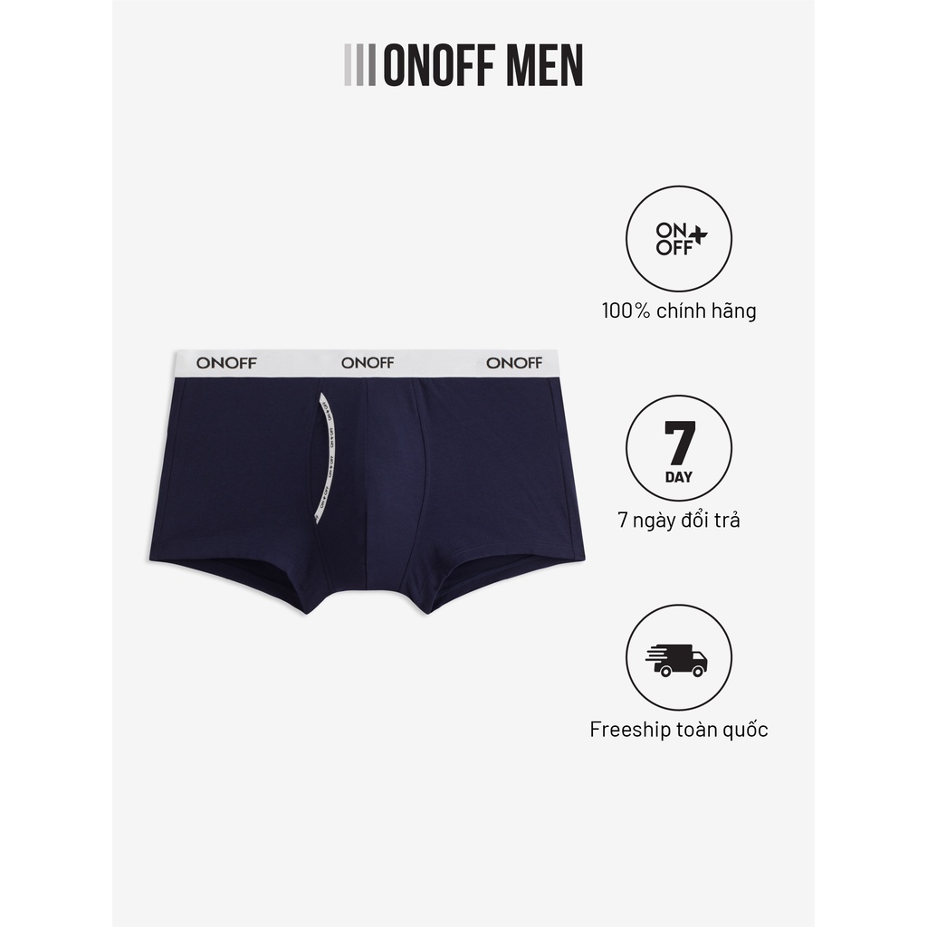 Quần lót nam dáng trunk chất liệu cotton spandex không nhăn nhàu - ONOFF H17BB19193