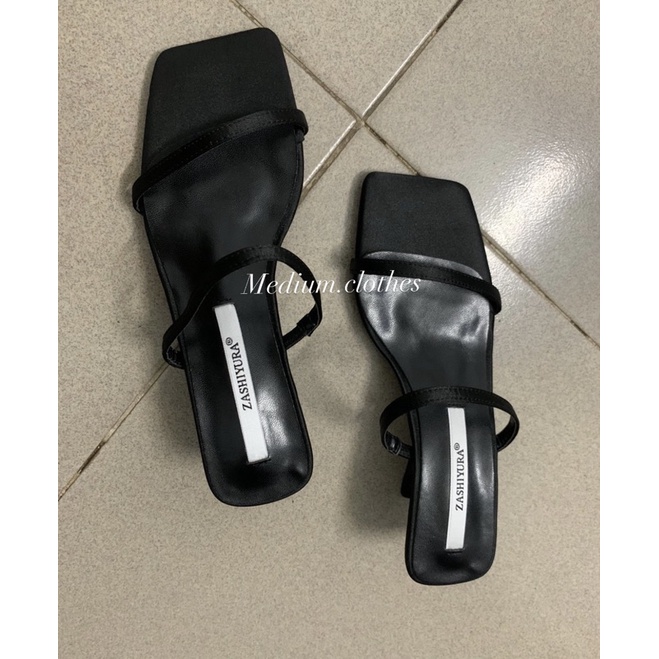 ✨💕Giày cao gót 5 phân, gót thiết kế kiểu mới lạ mắt, SẴN 35