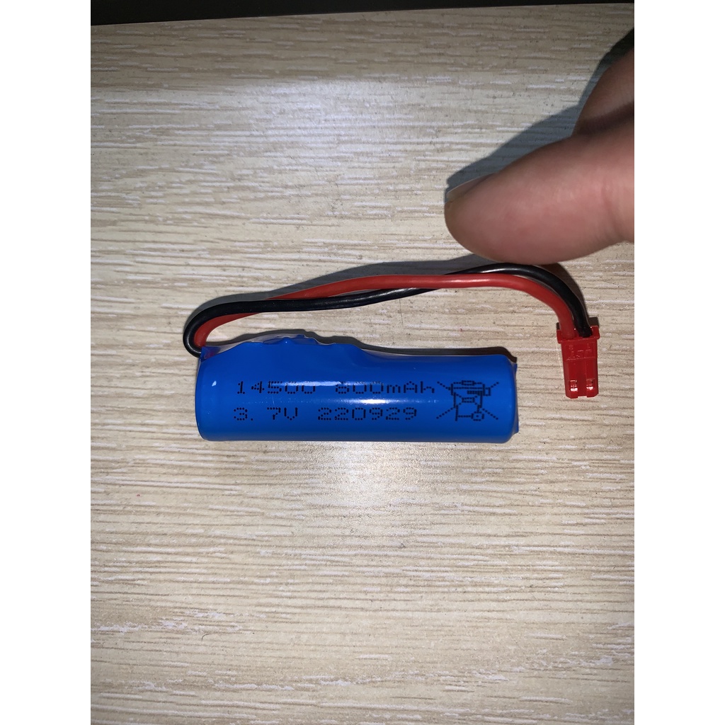 Pin Sạc Lithium Lion 1s 14500 3.7v 800mah JST Xả 10c Đồ Chơi Xe Điều Khiển Hàng Mới 100%