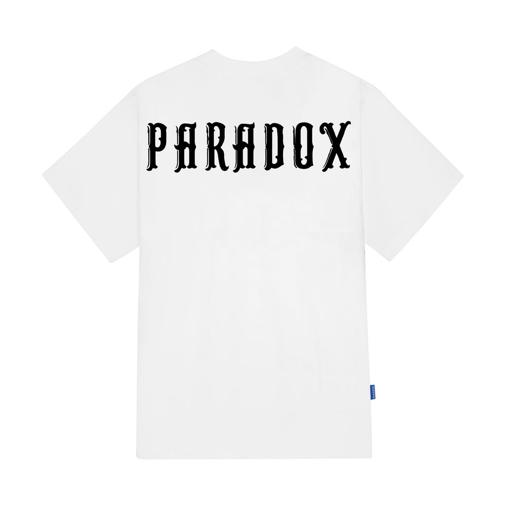 Áo thun form rộng Paradox tay lỡ - Unisex - In hình - BROTHERS TEE - Đen, Trắng