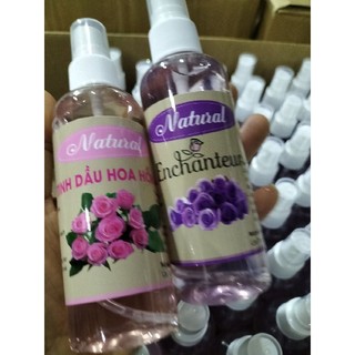 combo 2 chai xịt thơm enchanted và hoa hồng 100ml