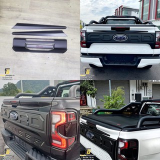 Ốp tay mở cốp ford ranger 2023 bản xls, xl, sport nhựa abs đen