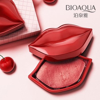 Mặt nạ môi BIOAQUA CHERRY 60g Hộp 20 miếng, mặt nạ ngủ cho môi ban đêm, ban ngày giảm thâm môi
