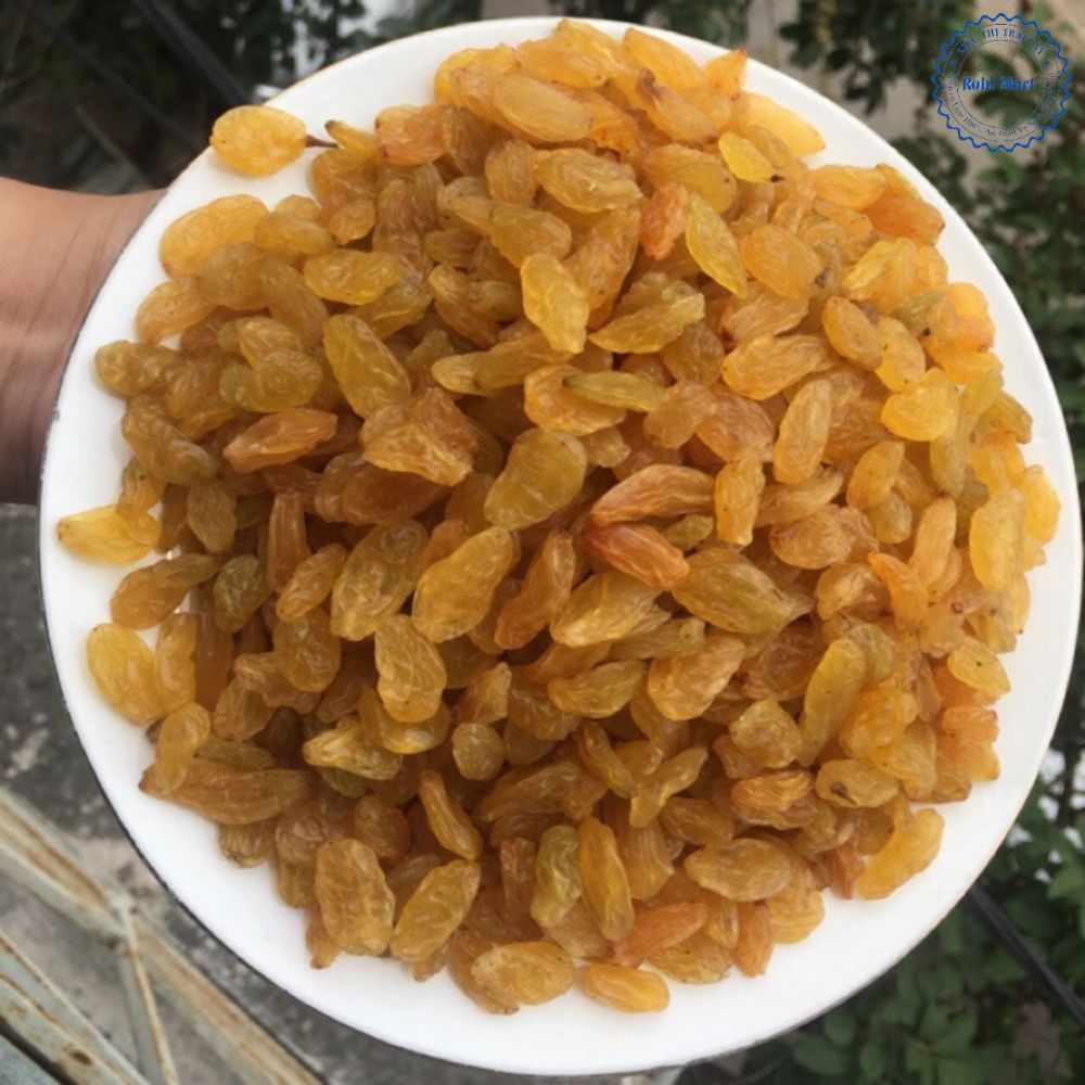 Nho khô vàng không đường vị ngọt tự nhiên loại 1 - trọng lượng 100gram