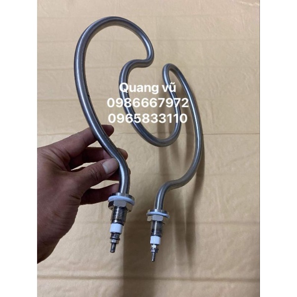 Thanh nhiệt đun nước ,đun dầu  220v/380v/4kw zen M16 inox 304