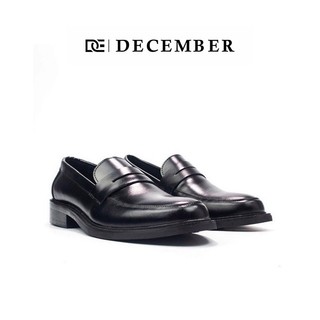 Giày lười december penny loafer black - lf02