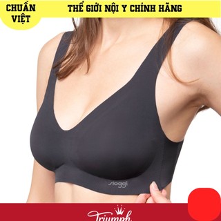 Áo ngực triumph sloggi zero feel bralette ax 88-300 không gọng - không đường may- mút mỏng-co giãn 4 chiều