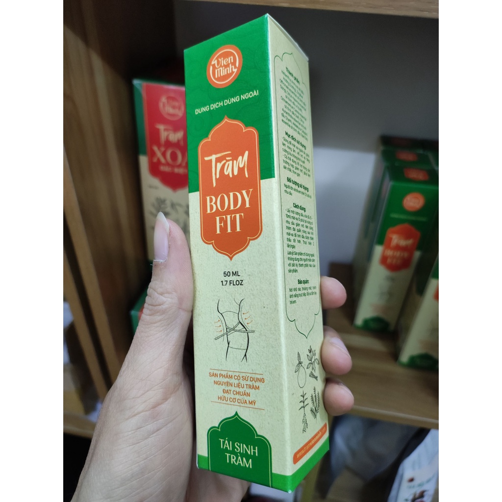 Tinh dầu massage Tràm Body Fit giảm mỡ săn chắc da