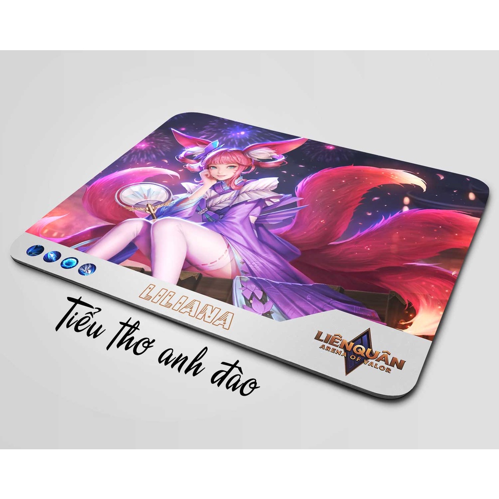 Lót chuột cỡ lớn, bàn di chuột, mouse pad mẫu Liliana Liên quân Mobile