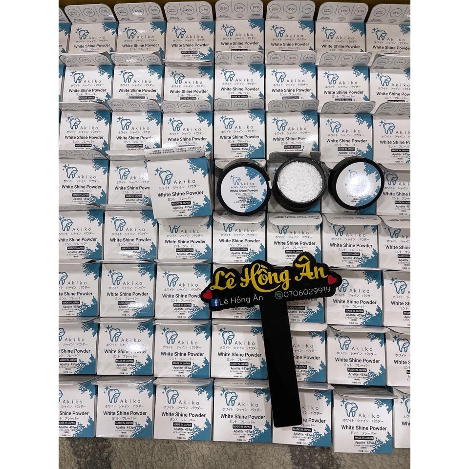 Bột trắng răng Akiko White Shine Powder, Bột trắng răng AKIKO White Shine Powder Apatite Nhật bản
