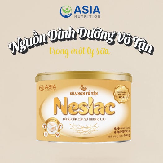 Sữa tổ yến Neslac ASIA NUTRITION 400g