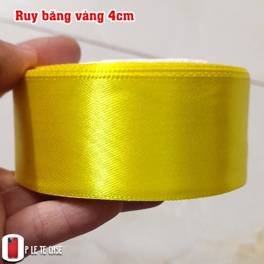 Ruy băng lụa cuộn dài 22m-30m bản rộng 2cm/3cm/4cm