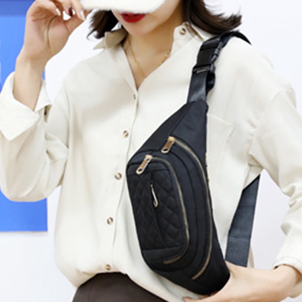 Có thể bán buôn Phụ Nữ Eo Túi Công Suất Lớn Dây Đeo Vai Có Thể Điều Chỉnh Thời Trang Chéo Hông Cho Đi Xe Đạp Bộ Ilikebag Hàng giao ngay