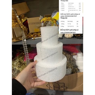 Phôi xốp làm tháp tỏi- đế oảm-Đế sen