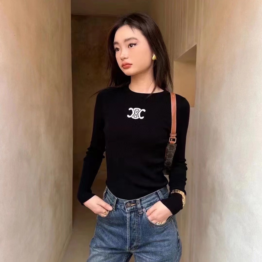 Hàng Có Sẵn!Celin!Áo Khoác Cardigan Dáng Rộng Cổ Chữ V Thiết Kế Mới Thời Trang Dành Cho Cặ