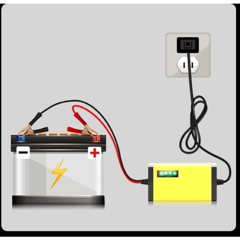 Cục Sạc Bình Ắc Quy 12v 2a (Màu Vàng)