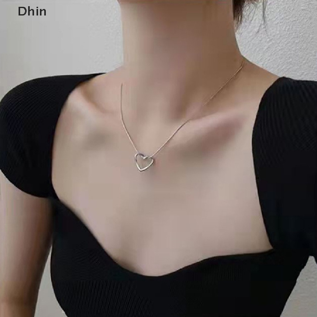 [Dhin] Vòng Cổ Choker Mặt Hình Trái Tim Mới Cho Nữ Miễn Phí Vận Chuyển