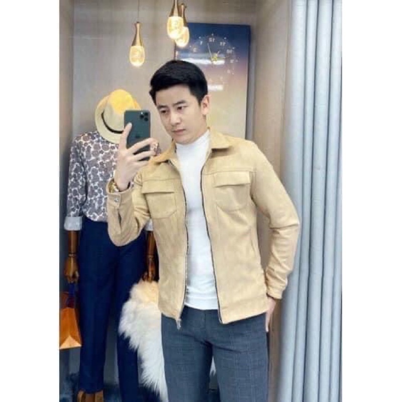 ÁO KHOÁC NAM DA LỘN MỚI NHẤT 2022