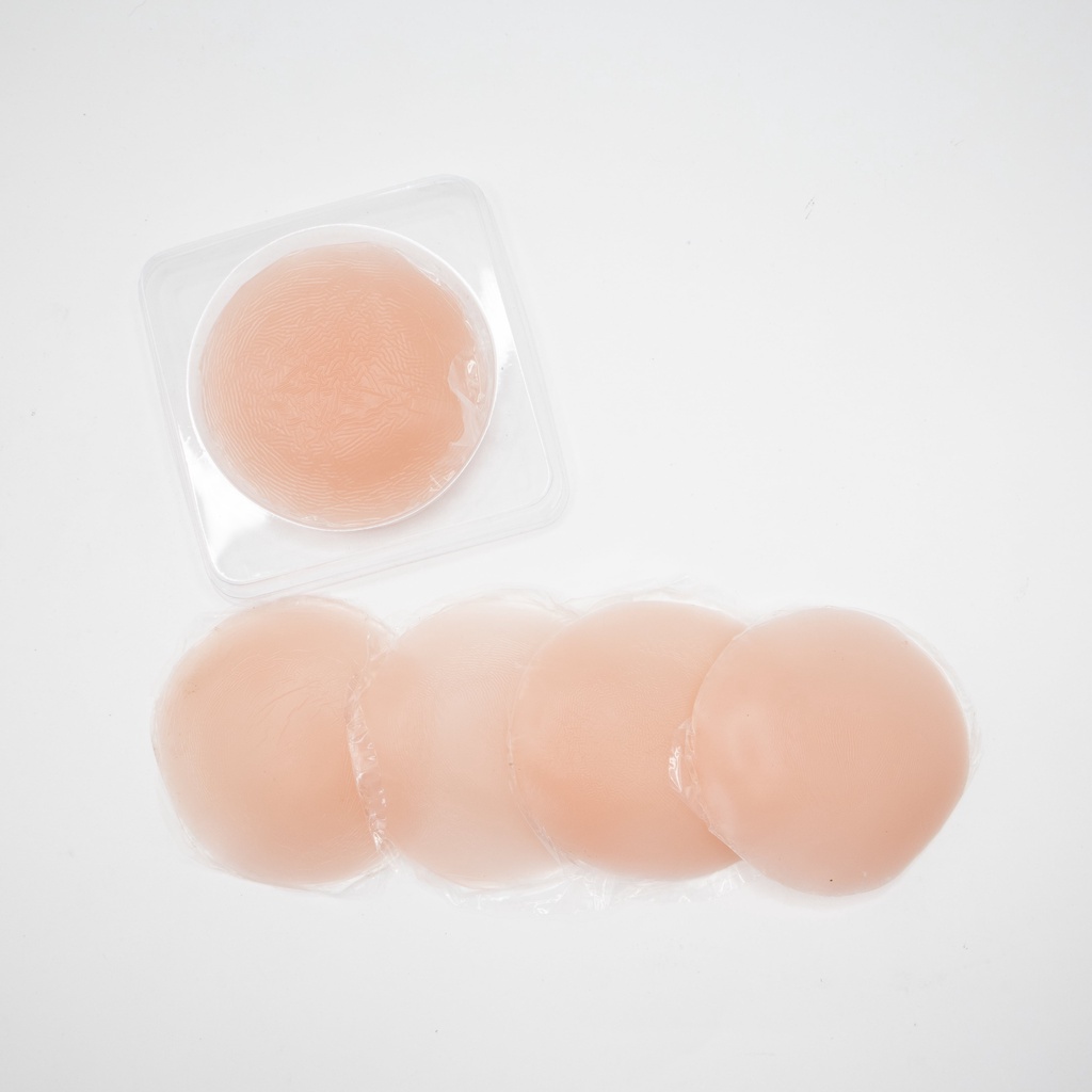 Miếng dán ngực silicon cao cấp OvaPink Nipple Pad siêu dính, thật như da tự nhiên, tái sử dụng 6 tháng