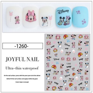 Sticker nail dán móng tay hoạt hình 2