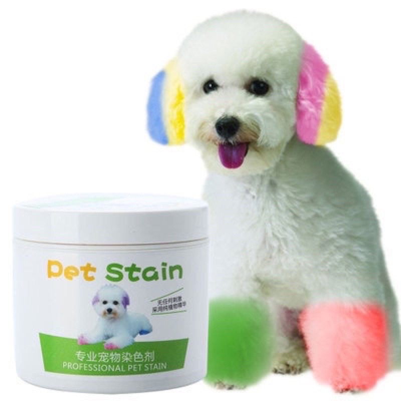 Màu nhuộm lông cho chó Pet Stain dạng lọ 100ml
