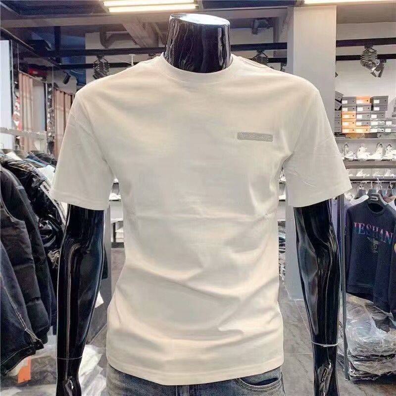 Áo Thun Tay Ngắn Cổ Tròn In Chữ Phong Cách Đường Phố Thời Trang Mùa Hè Dành Cho Nam