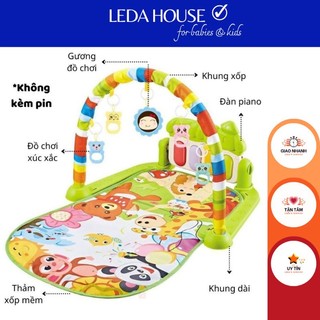 Thảm nhạc cho bé nằm chơi kích thích thị giác, thính giác