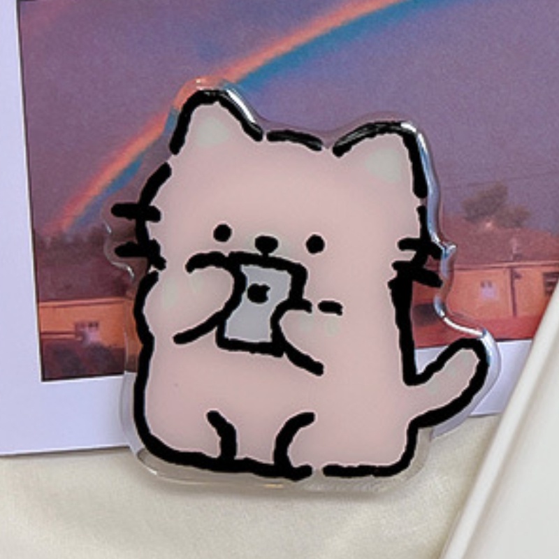 Ốp Điện Thoại Hình Mèo Hoạt Hình Có Đệm Khí Cho Iphone 12 / 13 Mini 11 / 14pro 678Plus / xsmax / xr