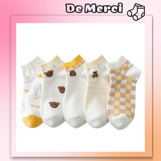 Combo 5 đôi vớ merci cute phong cách hàn quốc