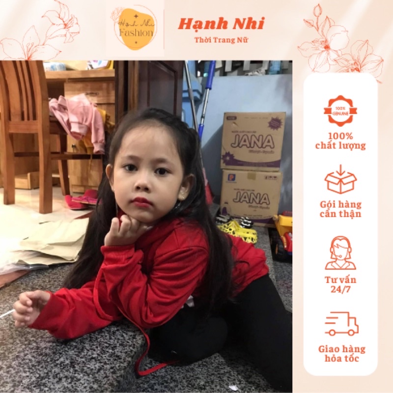 Áo hoodie cho bé gái, áo xinh cho bé gái