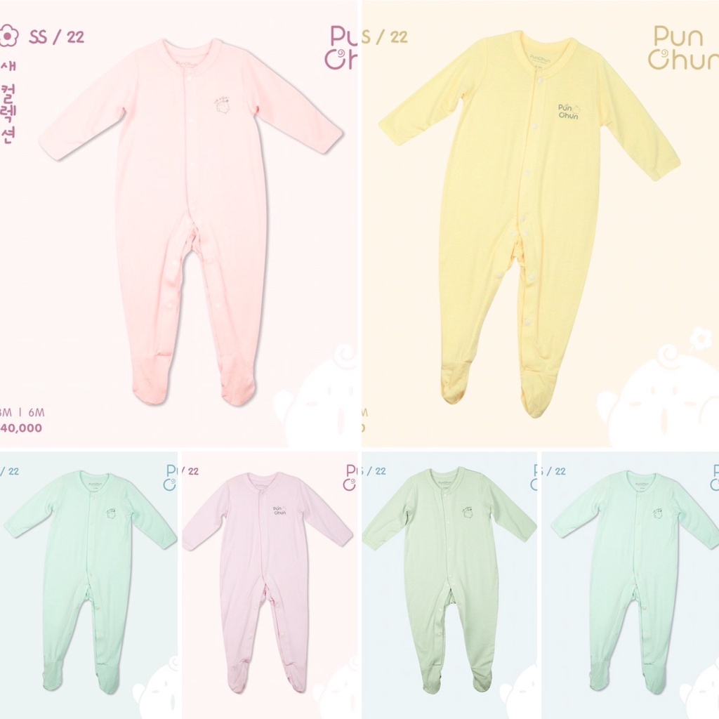 Bộ body dài có tất cho bé sơ sinh đến 6 tháng