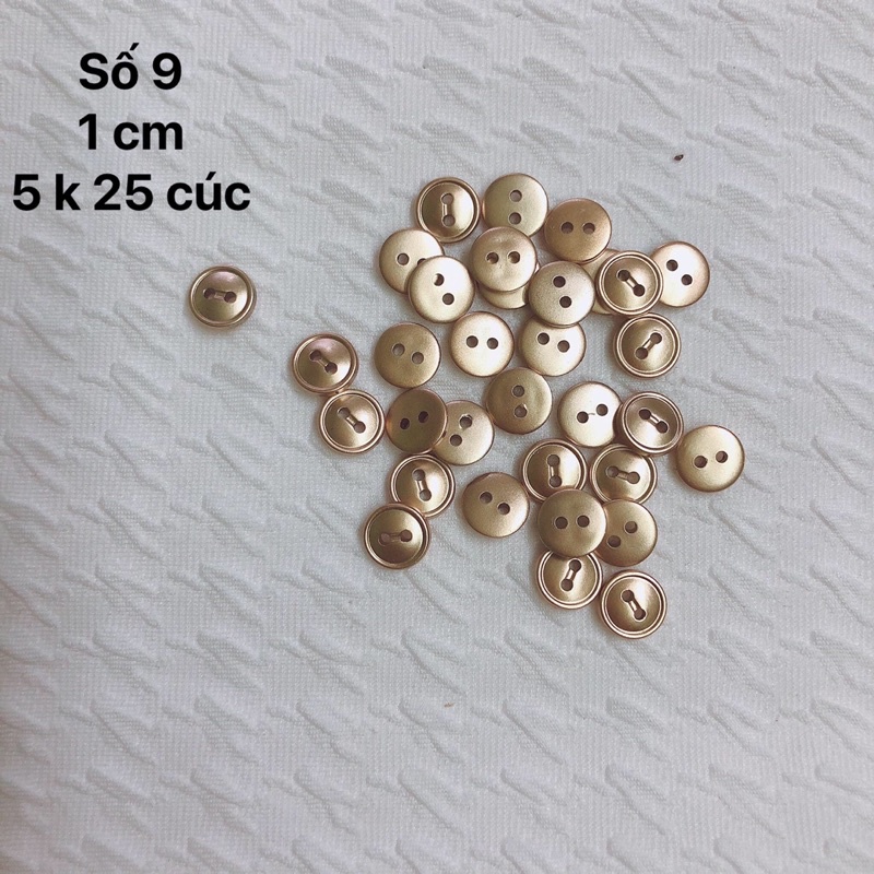 Cúc bọc sẵn loại nhỏ 0,8-1.2 cm