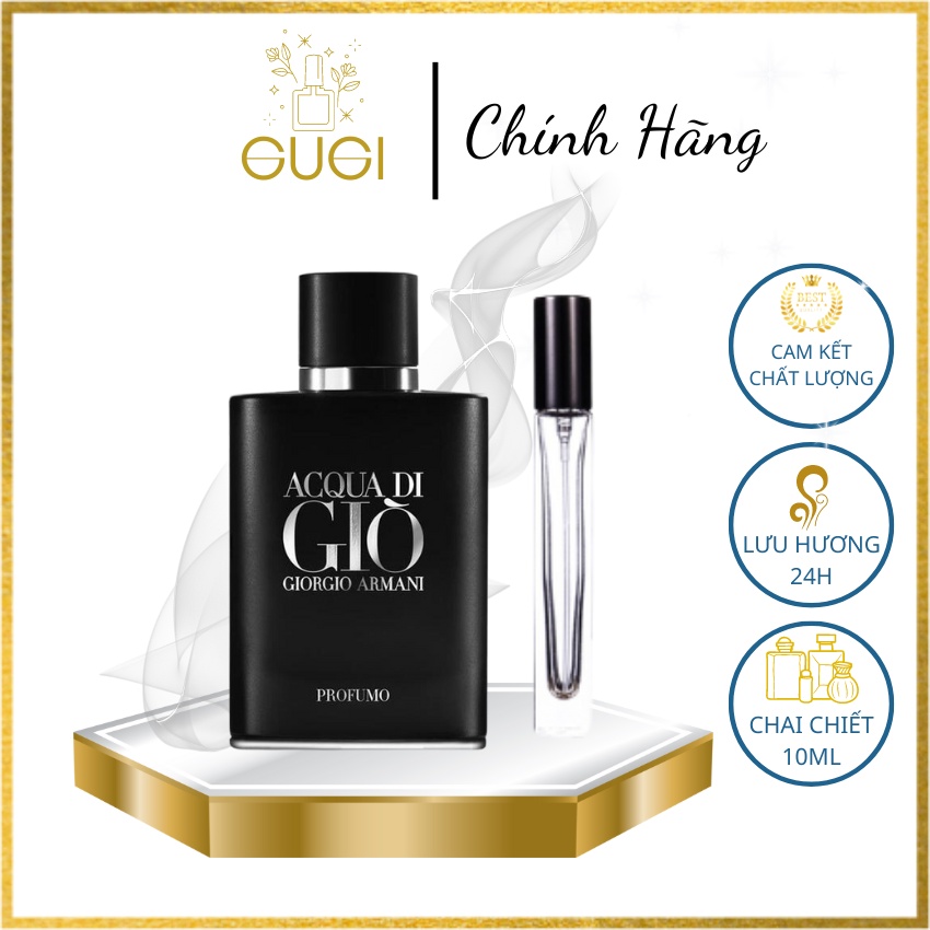 Nước Hoa Nam Mẫu Thử Giorgio Armani Acqua Di Gio Profumo Pour Homme EDP - Dầu Thơm Giò Đen